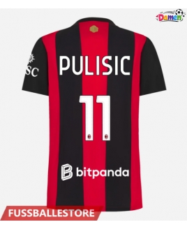 Günstige AC Milan Christian Pulisic #11 Heimtrikot Damen 2026-27 Kurzarm